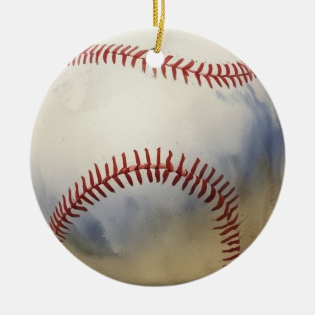 Adorno De Cerámica Inspirador de béisbol (Frente)