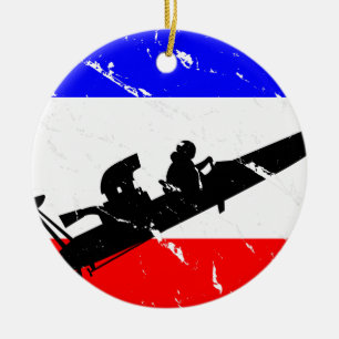 Adorno De Cerámica INSTINTO del Fricción-Barco de la libertad