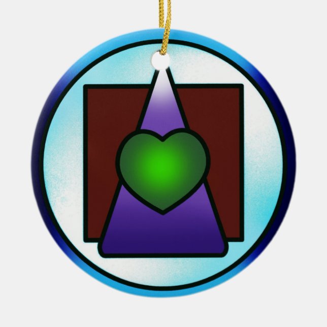 Adorno De Cerámica Instituto de la ciencia filosófica divina (Frente)