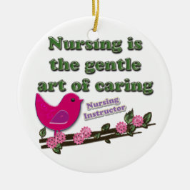 Adorno De Cerámica Instructor de la enfermería