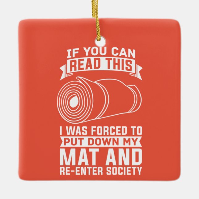 Adorno De Cerámica Instructor de yoga Mediación Yogi Zen (Anverso)