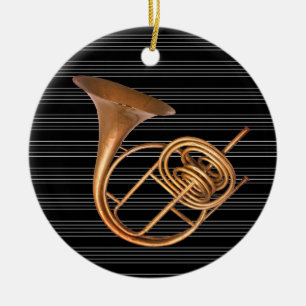 Adorno De Cerámica Instrumento de latón musical personalizado de boci