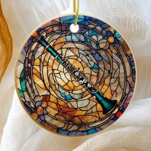 Adorno De Cerámica Instrumento de música clarinete