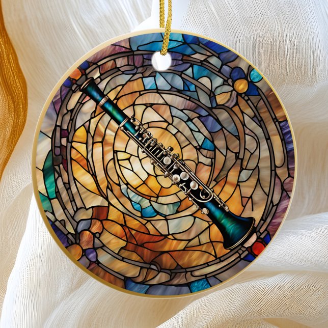 Adorno De Cerámica Instrumento de música clarinete (Subido por el creador)