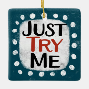 Adorno De Cerámica Intentar con Ornament