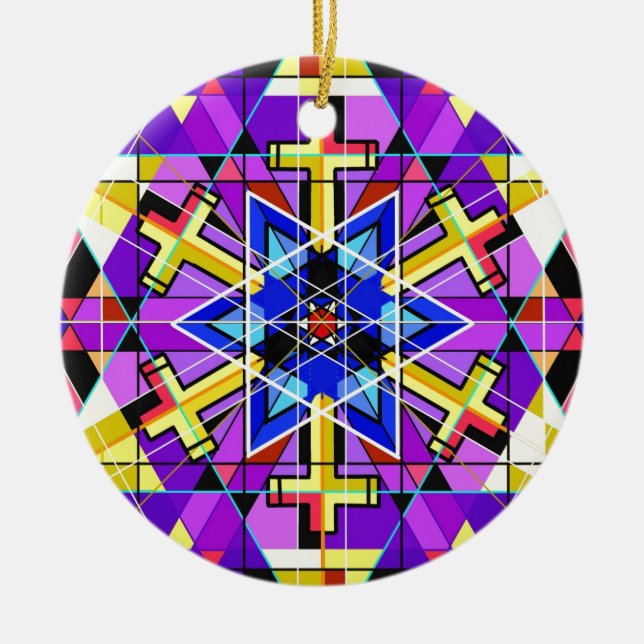 Adorno De Cerámica Interfaith. (Frente)