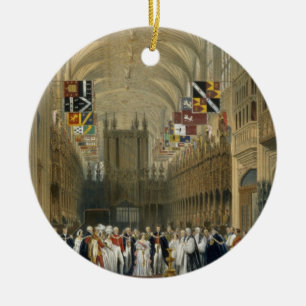 Adorno De Cerámica Interior de la capilla de San Jorge, 1838 (litho