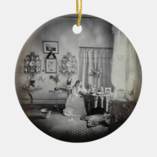 Adorno De Cerámica Interior de la casa de Muckross, c.1865 (impresió