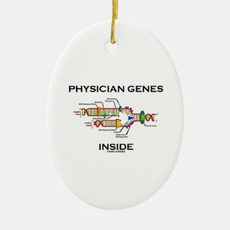 Adorno De Cerámica Interior de los genes del médico (réplica de la