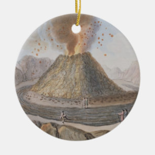Adorno De Cerámica Interior del cono de Vesuvio antes de la E 1767
