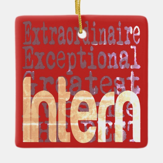 Adorno De Cerámica Intern Extraordinaire (Anverso)