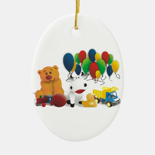 Adorno De Cerámica Internationaler Kindertag (Frente)