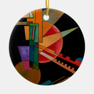 Adorno De Cerámica Interpretación abstracta de Wassily Kandinsky