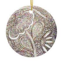 Intricate Lace Floral Design