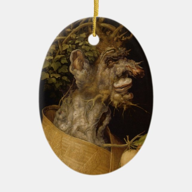 Adorno De Cerámica Invierno (Frente)