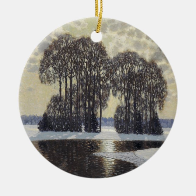 Adorno De Cerámica Invierno (de Vilhelms Purvitis) (Frente)