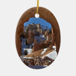 Adorno De Cerámica Invierno del barranco de Bryce