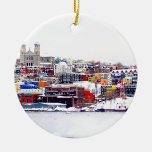 Adorno De Cerámica Invierno en San Juan