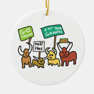 Adorno De Cerámica Ir a Vegan