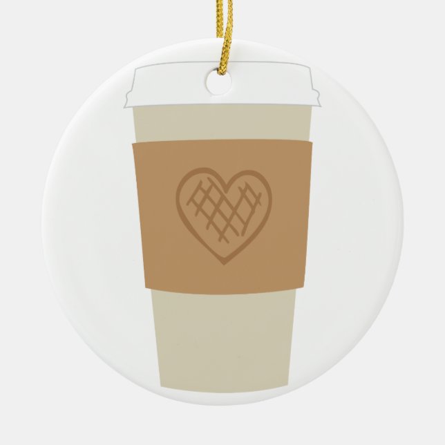 Adorno De Cerámica Ir Latte (Frente)