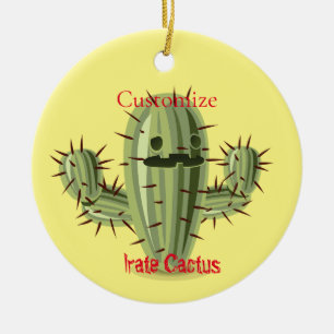 Adorno De Cerámica Irate Cactus Thunder_Cove
