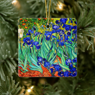 Adorno De Cerámica Irises de Vincent Van Gogh
