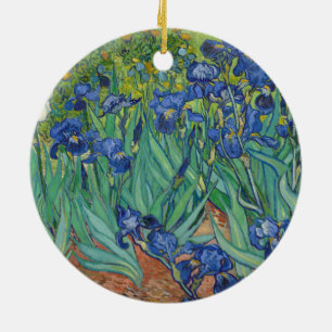 Adorno De Cerámica Irises de Vincent Van Gogh 1889