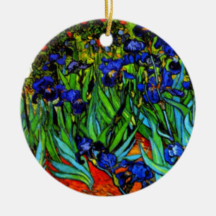 Adorno De Cerámica Irises, hermosa pintura de Vincent van Gogh