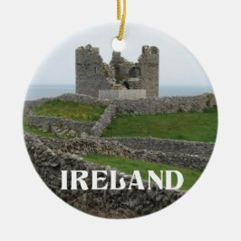 Adorno De Cerámica Irlanda con foto de Inisheer