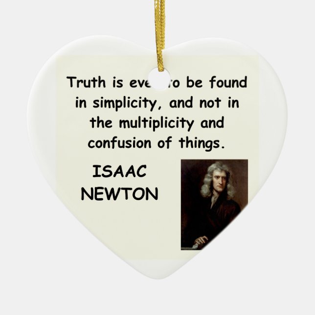 Adorno De Cerámica Isaac Newton (Frente)