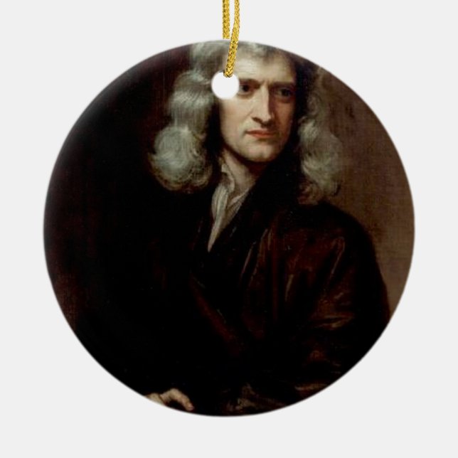 Adorno De Cerámica isaac newton (Frente)
