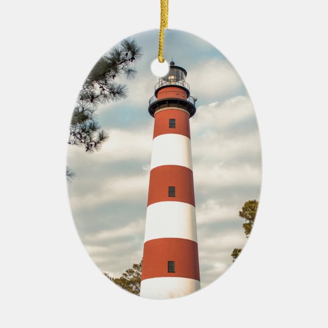 Adorno De Cerámica Isla de Assateague (Frente)