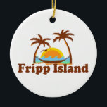 Adorno De Cerámica Isla de Fripp<br><div class="desc">Isla Carolina del Sur de Fripp.</div>