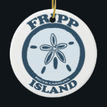 Adorno De Cerámica Isla de Fripp<br><div class="desc">Isla Carolina del Sur de Fripp.</div>