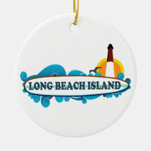 Adorno De Cerámica Isla de Long Beach