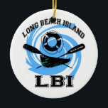Adorno De Cerámica Isla de Long Beach<br><div class="desc">Isla New Jersey de Long Beach.</div>