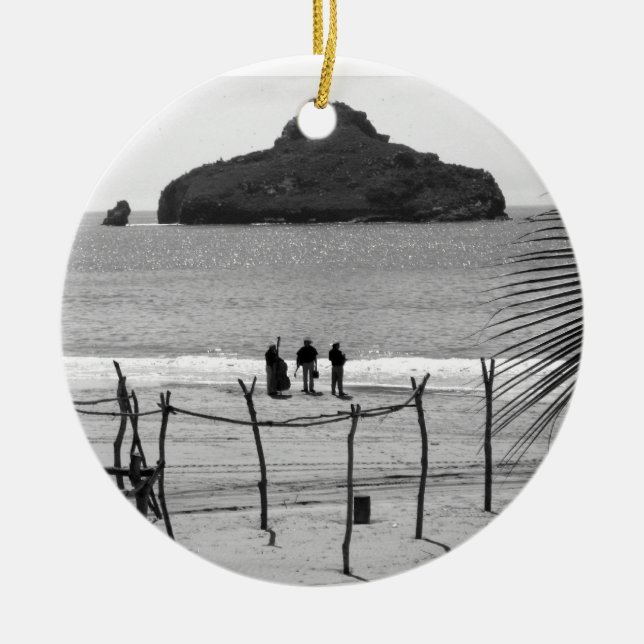 Adorno De Cerámica Isla de Piedra, México (Frente)