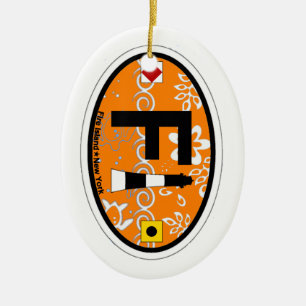 Adorno De Cerámica Isla del fuego