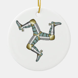 Adorno De Cerámica Isla del hombre