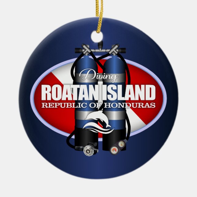 Adorno De Cerámica Isla Roatan (ST) (Frente)