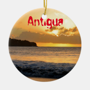 Adorno De Cerámica Isla tropical en Antigua