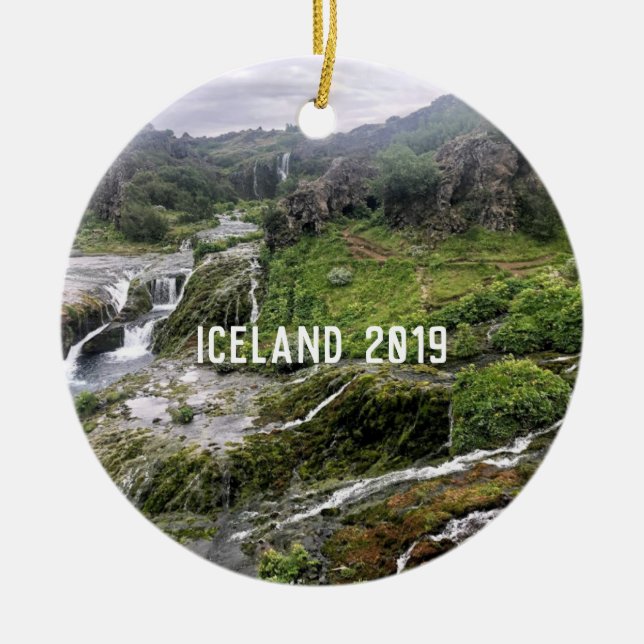 Adorno De Cerámica Islandia - (Frente)