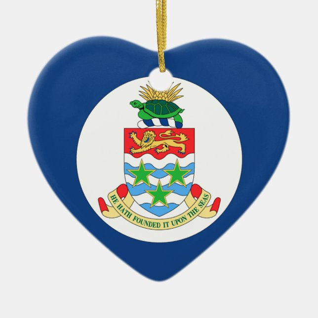 Adorno De Cerámica Islas Caimán (Frente)