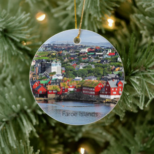 Adorno De Cerámica Islas Feroe (Torshavn)