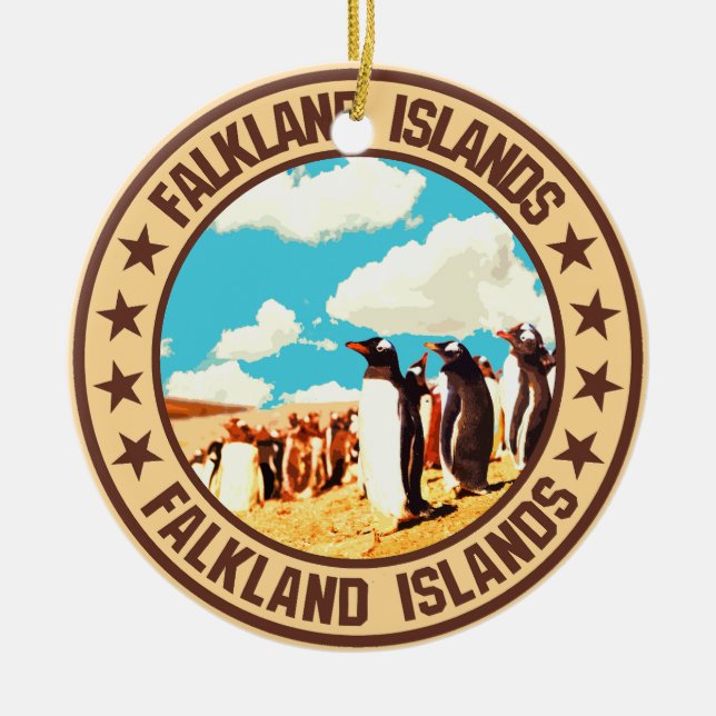 Adorno De Cerámica Islas Malvinas (Frente)