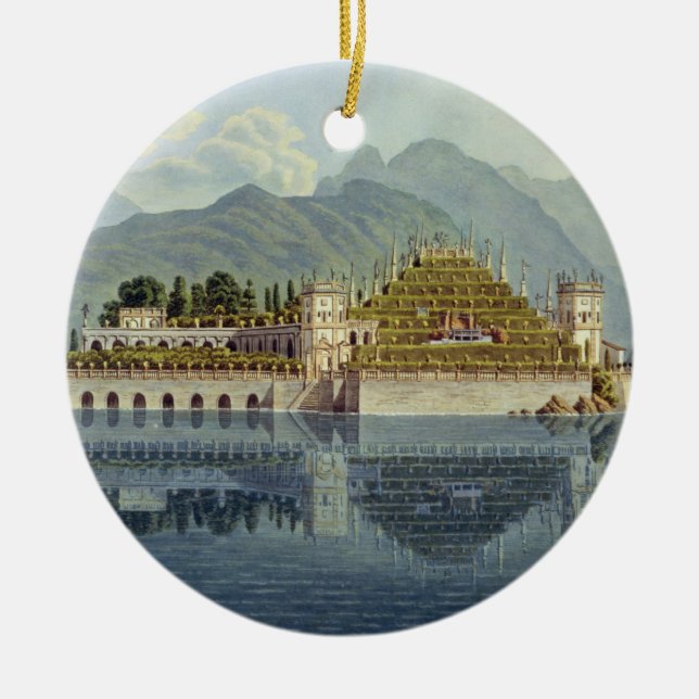 Adorno De Cerámica Isola Bella, lago Maggiore: los jardines (Frente)