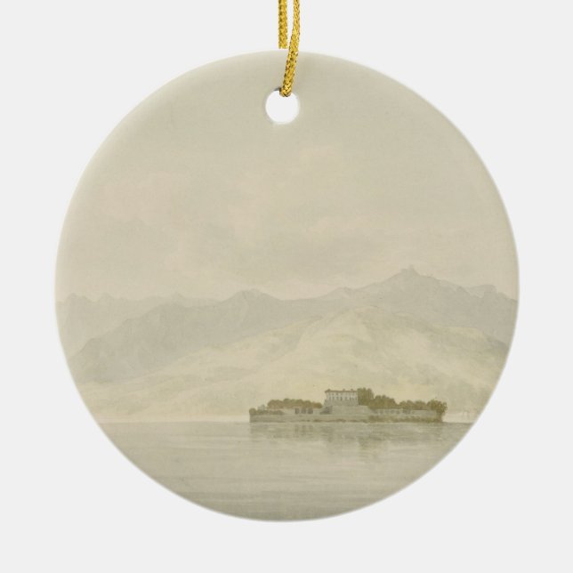 Adorno De Cerámica Isola Madre, Lago Maggiore, c.1781 (w/c sobre (Frente)