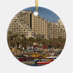 Adorno De Cerámica Israel, El Negev, Eilat, Mar Rojo frente a la play