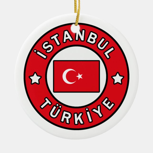 Adorno De Cerámica İstanbul Türkiye (Frente)