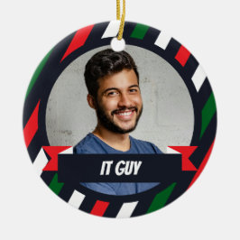 Adorno De Cerámica IT GUY -  Office Christmas Tree Ornament